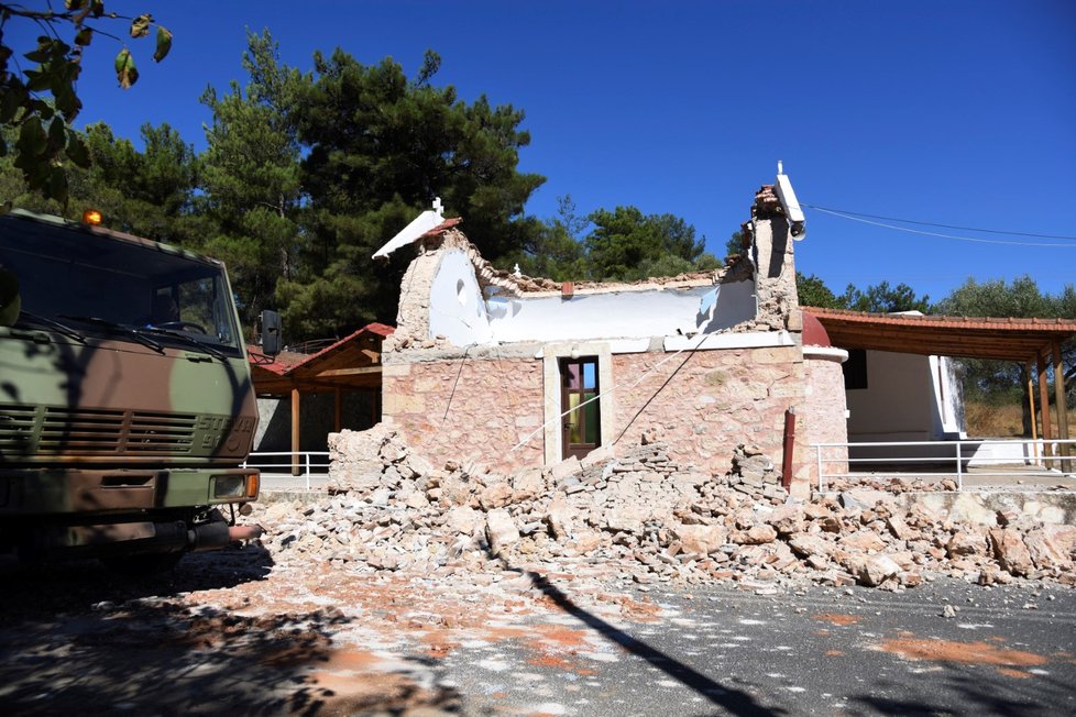 Krétu zasáhlo silné zemětřesení