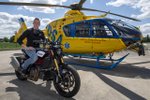 Kvůli špatné nehodě na motorce málem vykrvácel: Tomáš přežil díky vychytávce záchranářů