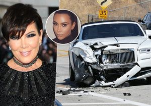 Kris Jenner havarovala se svým luxusním rolls-roycem za šest milionů.