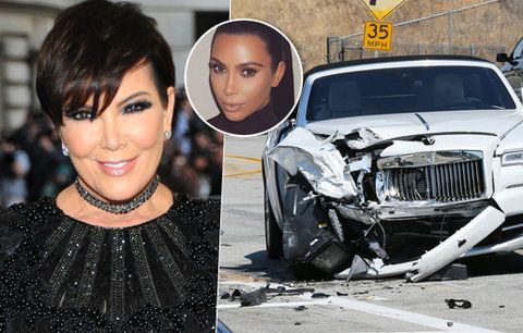 Matka Kim Kardashian měla vážnou nehodu: Zbořila zbrusu nový rolls-royce za 6 mega!
