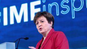 Ředitelka měnového fondu Kristalina Georgieva (11.4.2023)