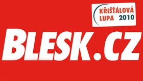 Blesk.cz se v anketě Křišťálová lupa umístil v kategorii Média - všeobecná na šestém místě