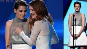 Kristen Stewart před trapasem zachránila kolegyně Julianne Moore: Pozor, lezou ti prsa!