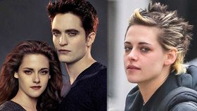 Hvězda Stmívání Kristen Stewart: Punkový účes a ztrhaná tvář!