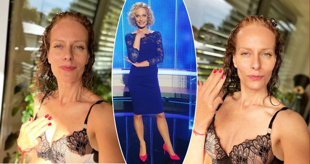Kristina Kloubková se v rámci "růžového října" svlékla