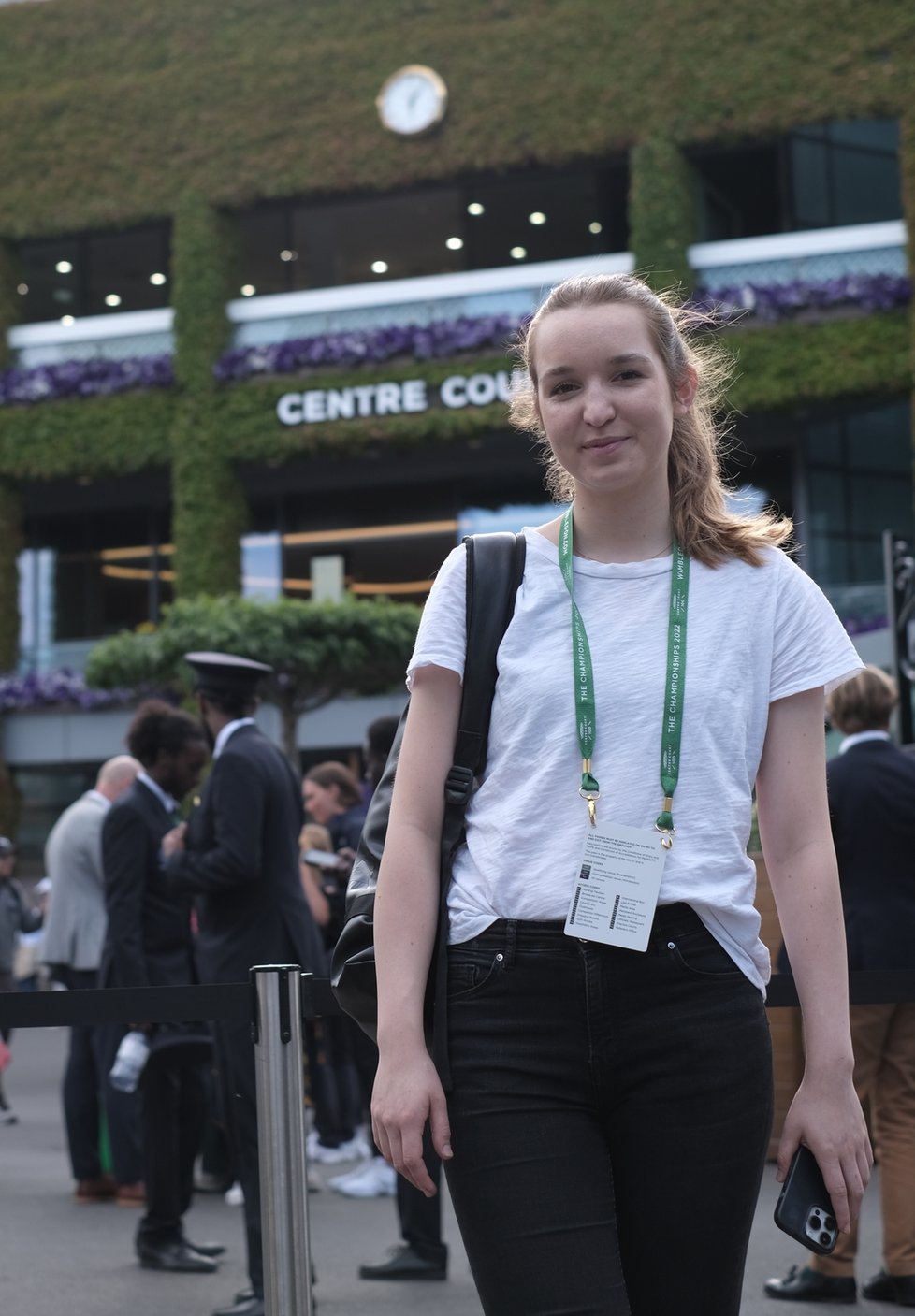 Kristína Nemčková vaří wimbledonským návštěvníkům