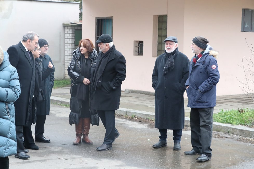 Pohřeb Kristiny Taberyové - Jaromír Hanzlík a Zlata Adamovská