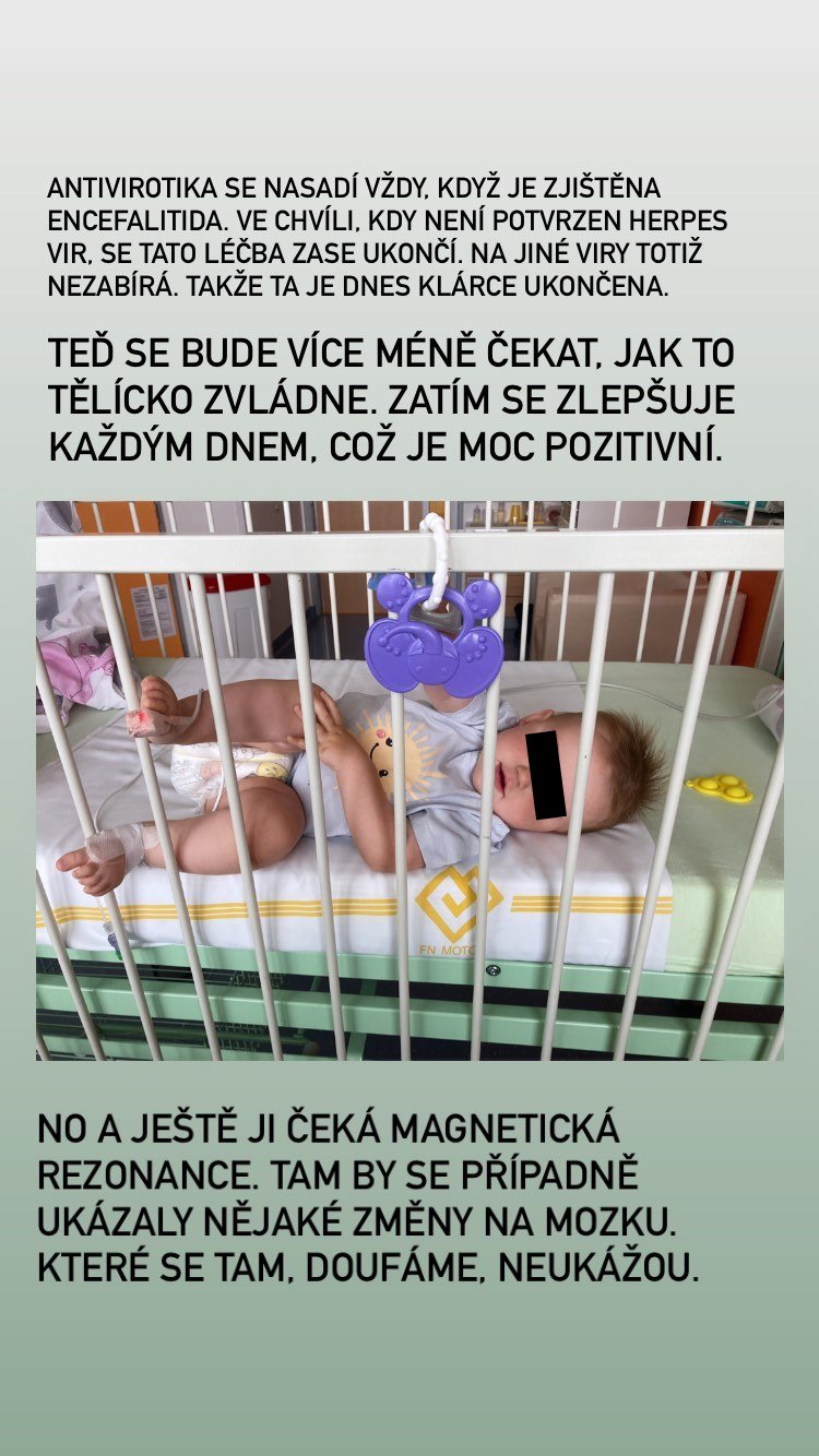 Dcera Kristýny Hoidarové Kolocové se potýká s následky vážné nemoci