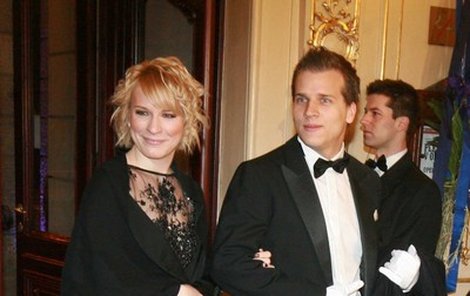 Kristýna Kočí s přítelem Adamem.