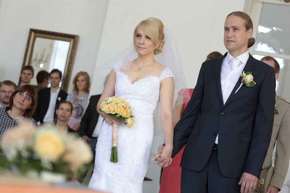Kristýna Kočí s manželem