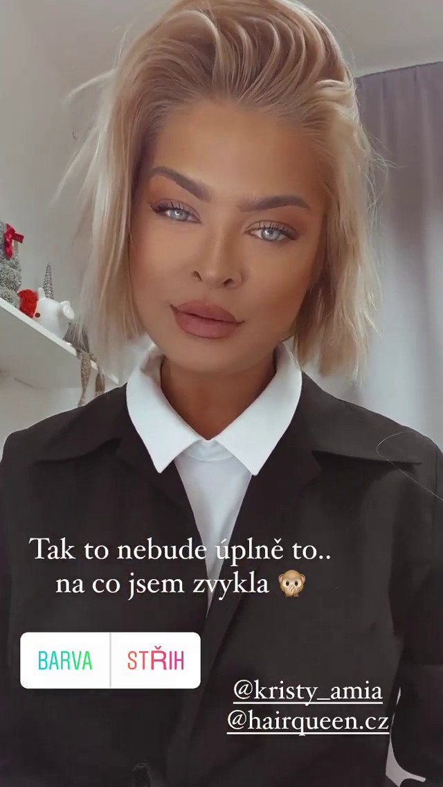 Kristýna Kubíčková změnila barvu vlasů: z blondýny je bruneta!