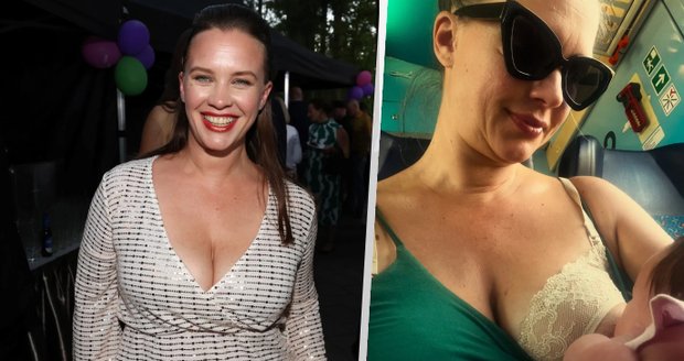 Kristýna Leichtová je zastánkyní kojení