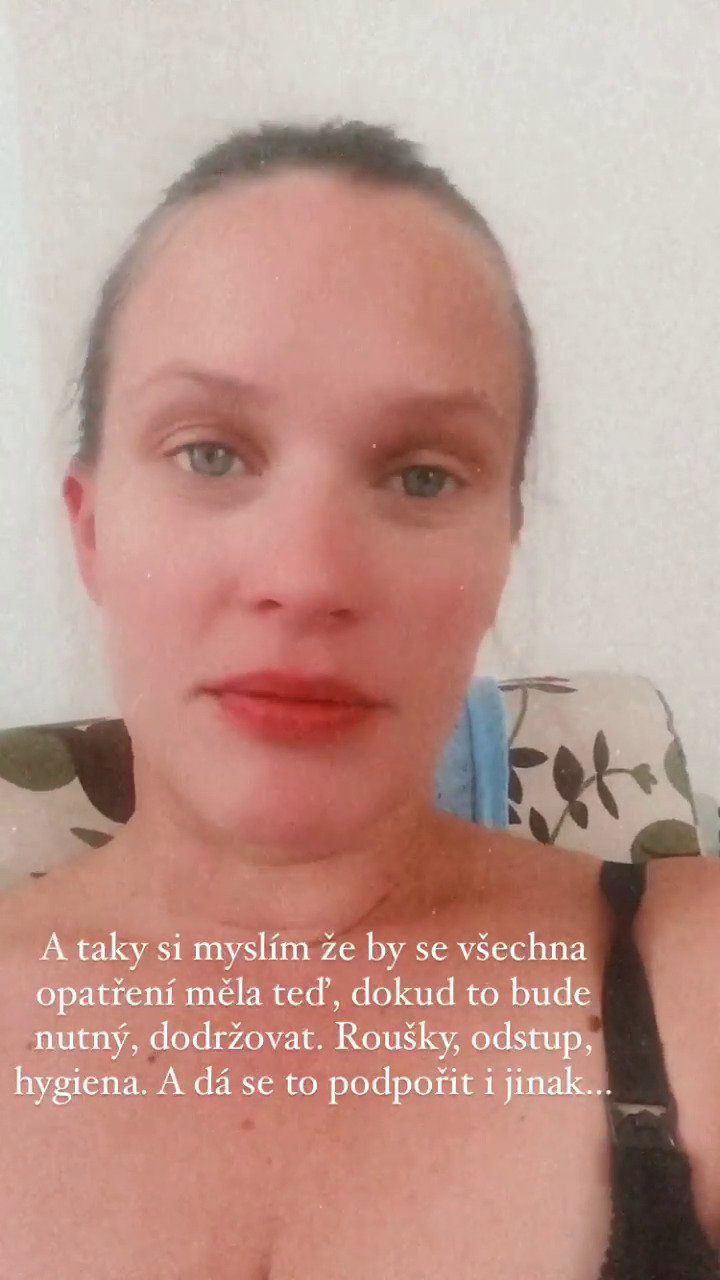 Kristýna Leichtová o koronaviru