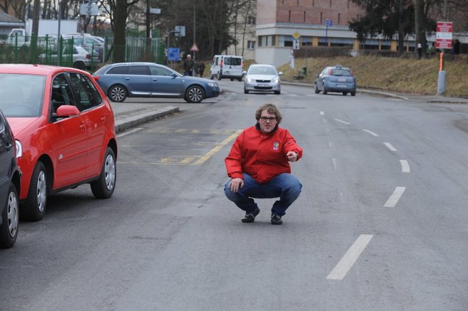 Křivé značení ve Strakonicích