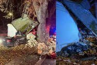 Smrtelná nehoda na cestě do Hrobu: Řidiče audi pohřbila kaplička