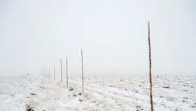 První sněhové vločky v Krkonoších (18.9.2022)