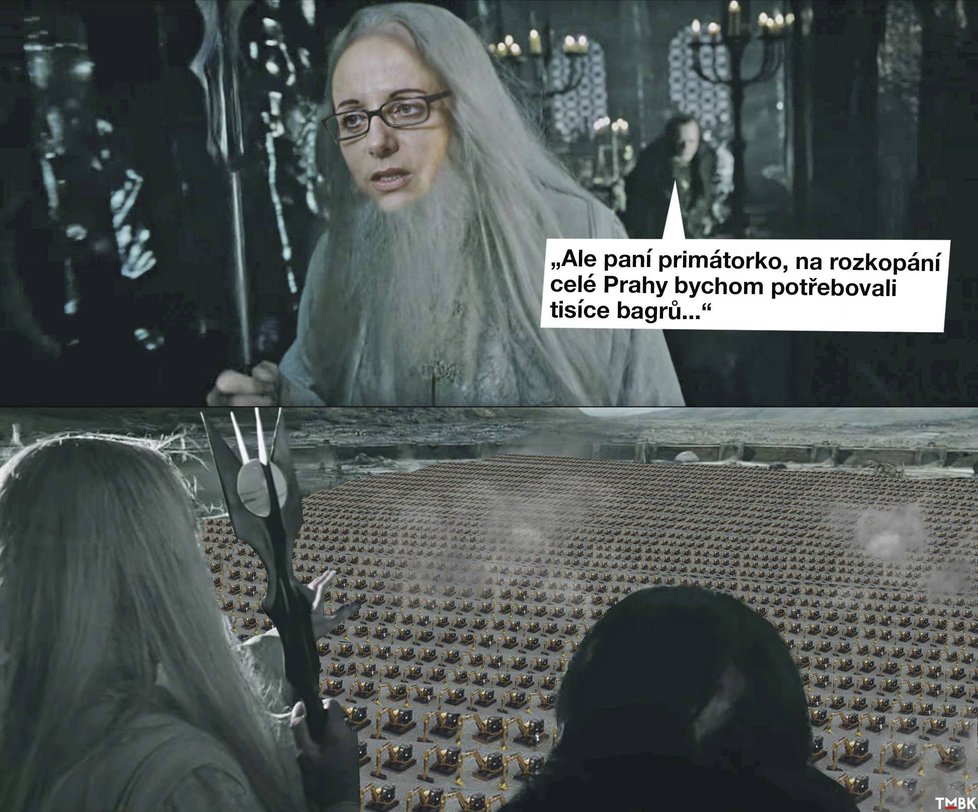 Saruman z Pána prstenů a jeho armáda