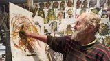 Uznávaný malíř Kroča: Koronavirová múza je teď ďábelská! Z lidí jde zloba a strach