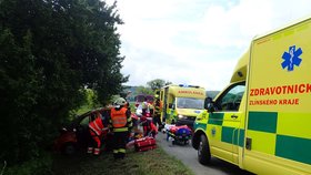 Nehoda u Kvasic si vyžádala zraněné.