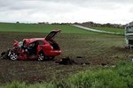 Řidička (†54) osobního auta zemřela po srážce s kamionem