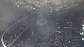 Požár rodinného domu v Bystřici pod Hostýnem (20.4.2023)