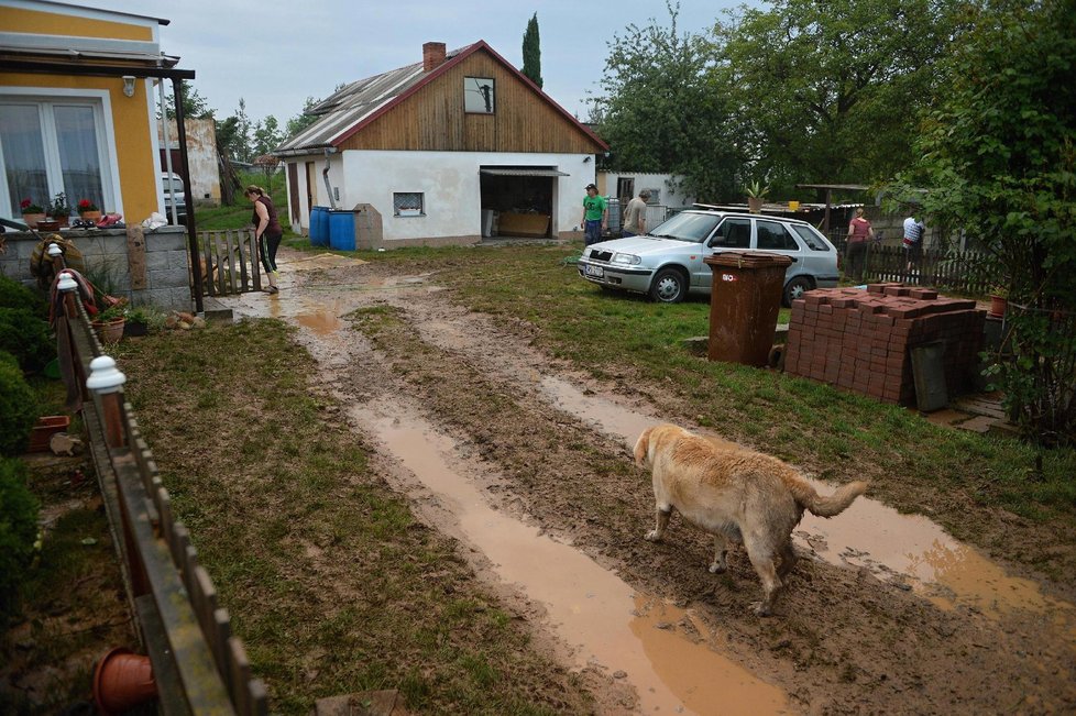 Takovouhle spoušť napáchaly bouřky v sobotu.