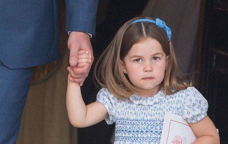 Princezna Charlotte na křtinách prince Louise