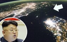 Satelitní snímek dokazuje, jak komunistický »ráj« žije bez elektřiny! KLDR: Budiž tma!