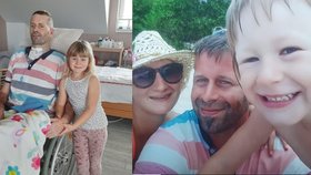 Tátovi (41) dvou holčiček praskla mozková výduť! Časovaná bomba, říkají lékaři