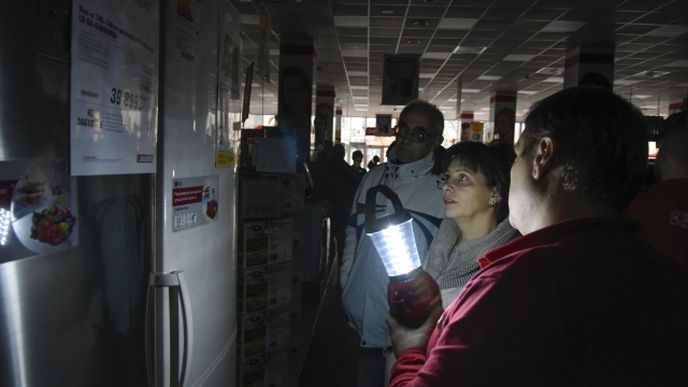 Ruskem anektovaný Krym je od víkendu bez elektřiny