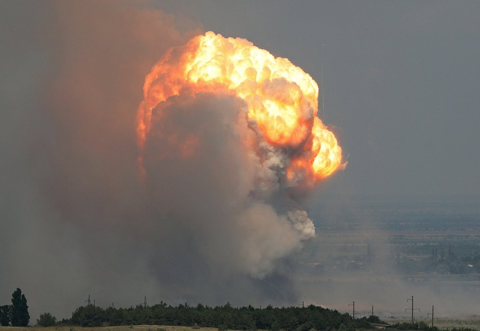 Exploze na Krymu