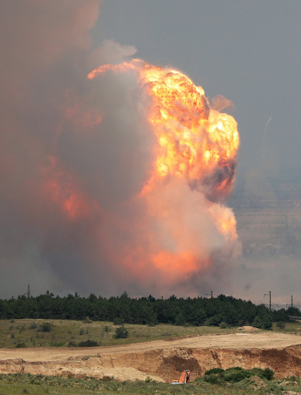 Exploze na Krymu (19. 7. 2023)