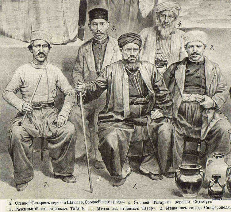 Krymští Tataři v 19. století.