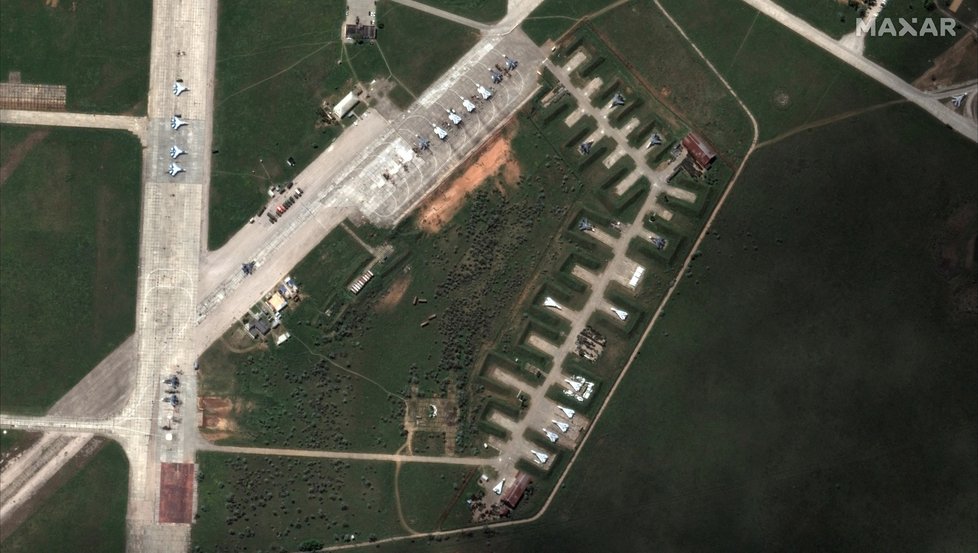 Ruská letecká základna Saky čelila útoku Ukrajinců