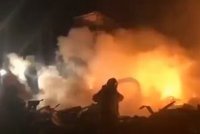 Masivní požár ubytovny na Krymu: Zemřelo 7 dělníků, kteří pro Putina staví dálnici