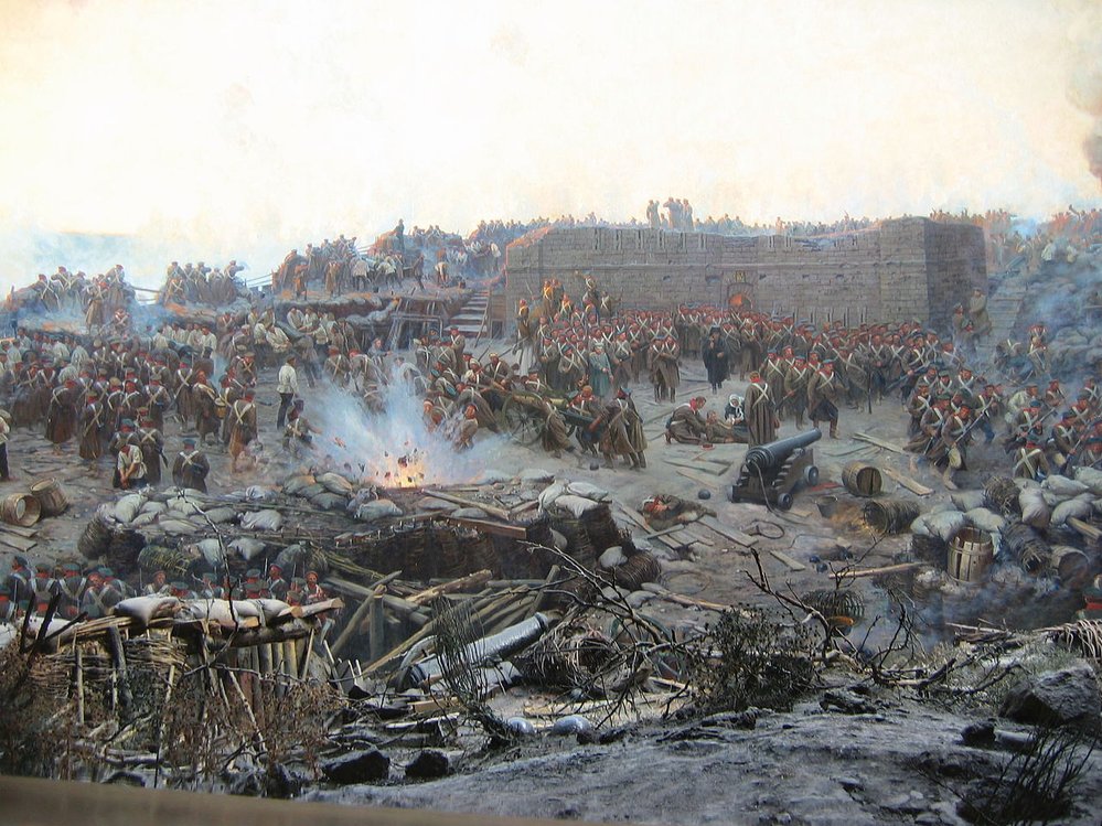Krymská válka, obléhání Sevastopolu od Franze Roubauda
