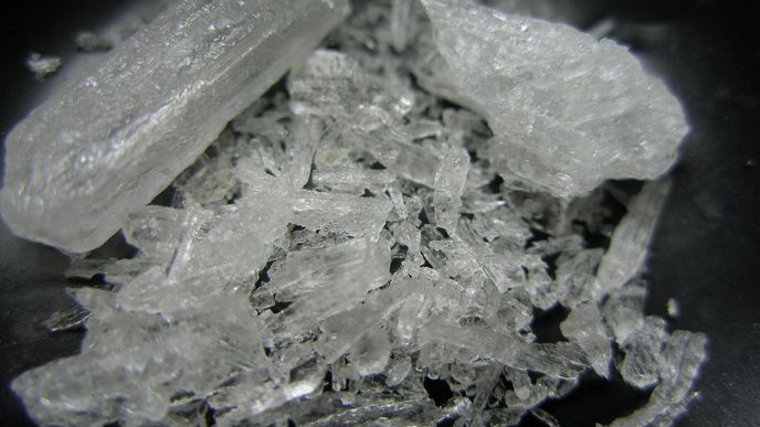 Krystaly pervitinu