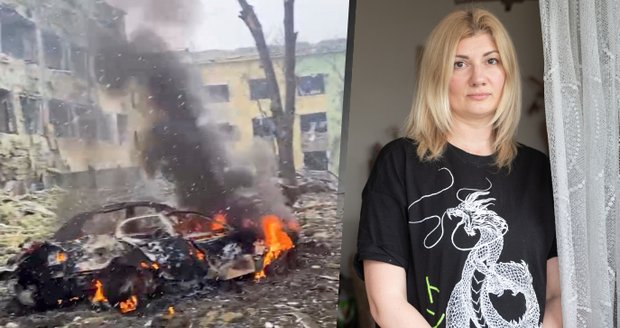 Zdrcená Ukrajinka Krystina (41) se nemůže dostat domů: „Dceři (15) v Žytomyru Rusové rozstříleli školu!“