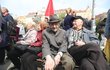 Milouš Jakeš nechyběl na náměstí Jiřího z Poděbrad, kde komunisté slavili svátek práce (1.5.2019)