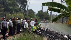 K neštěstí došlo krátce po startu z letiště v kubánské Havaně. (18.5.2018)