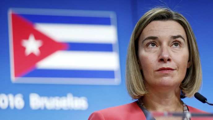  šéfka unijní diplomacie Federica Mogheriniová