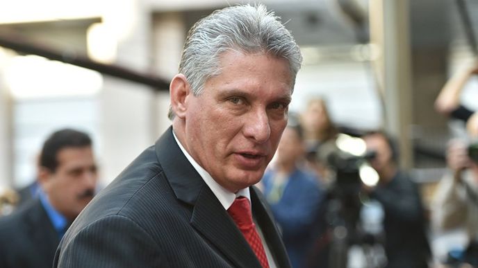 Nový kubánský prezident Miguel Díaz-Canel.