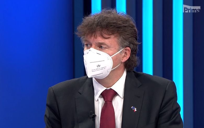 Šéf České lékařské komory Milan Kubek v Partii (15. 11. 2020)