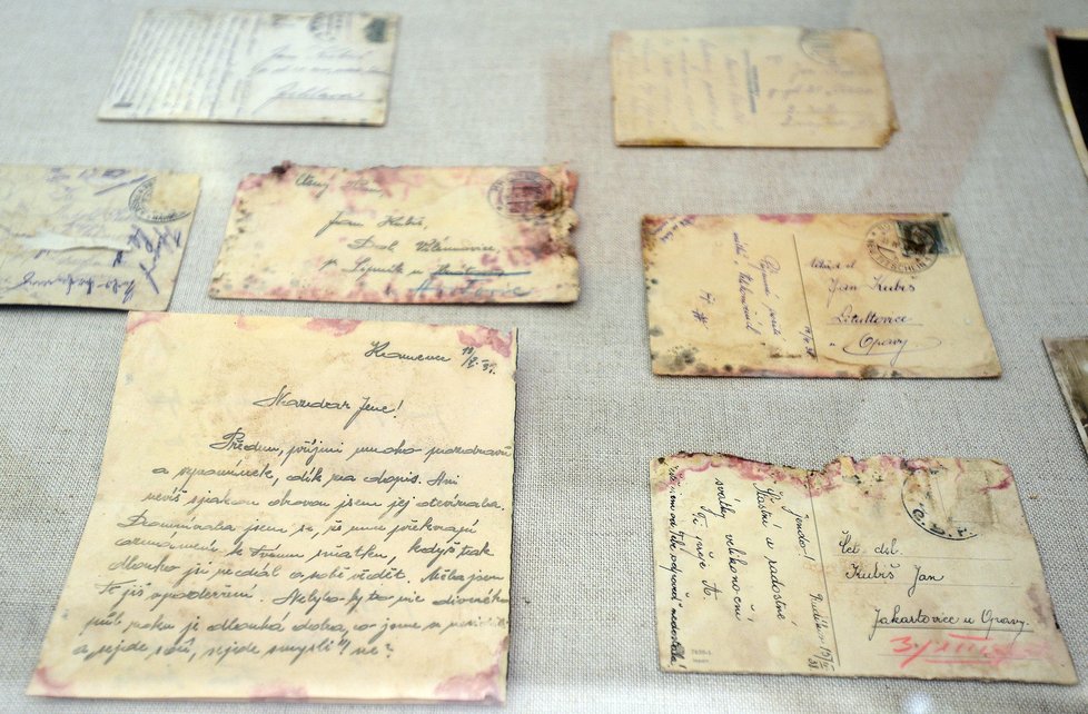 V Kubišově domě byla nalezena i jeho soukromá korespondence