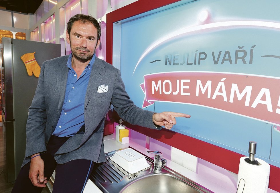 Emanuele Ridi jako porotce nové kuchařské show &#34;Nejlíp vaří moje máma&#34;