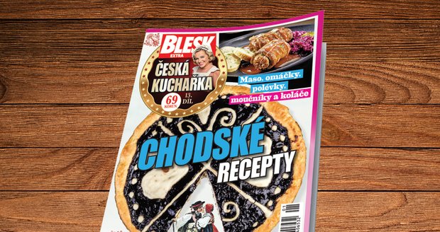 Blesk Extra vydal novou kuchařku s názvem Česká kuchařka Chodské speciality.