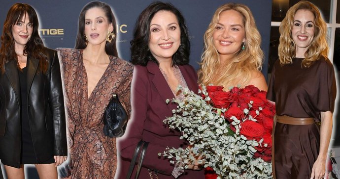 České miss po letech pohromadě: Taťána Kuchařová zazářila v rudé, Kateřina Průšová ukázala spodní prádlo.