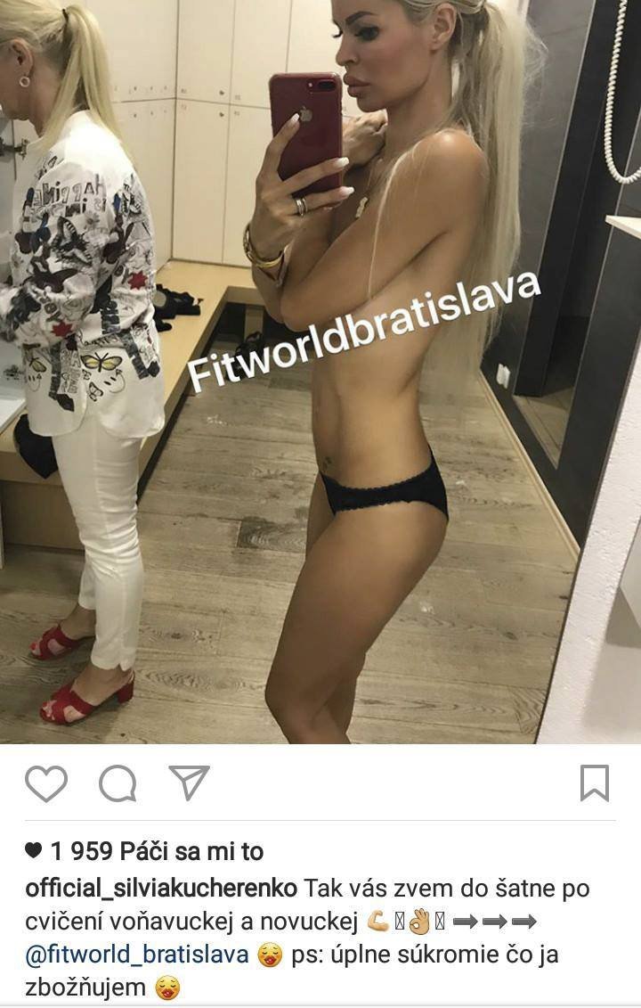 Slovenská modelka Silvia Kucherenko