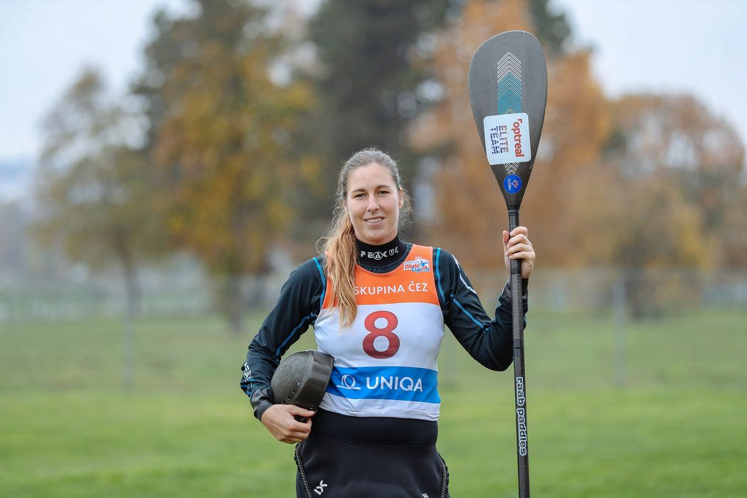 Půvabná Kateřina Minařík Kudějová navázala na bývalé hvězdy českého vodního slalomu