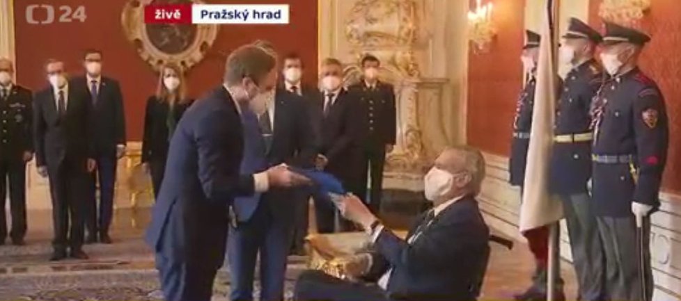 Jmenování nového ministra zahraničí Jakuba Kulhánka